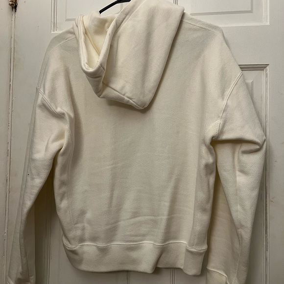 White Champion Reverse Weave Hoodie - Picture 3 of 4